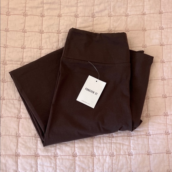 Forever 21 Pants - Forever 21 Chocolate Brown Leggings NWT